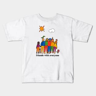 Friends With Everyone Kids T-Shirt